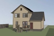 Country Style House Plan - 3 Beds 2.5 Baths 1167 Sq/Ft Plan #79-271 