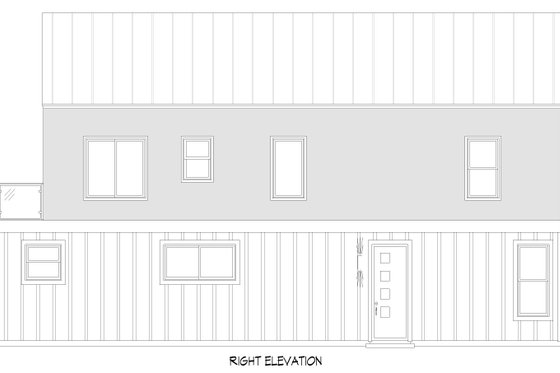 Exterior - Other Elevation 4 for Contemporary House Plan #932-1329 - 2 bed, 1.5 bath