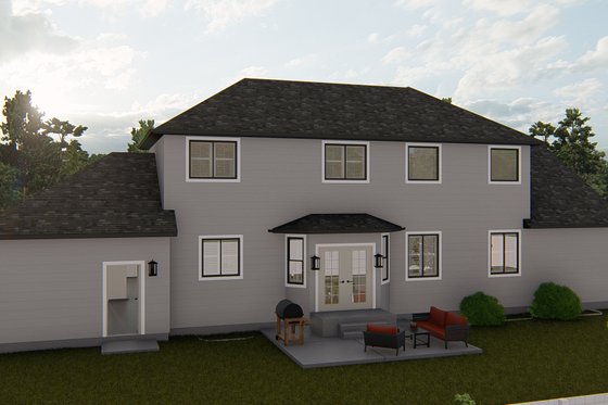 Exterior - Front Elevation 6 for Craftsman House Plan #1060-134 - 4 bed, 2.5 bath