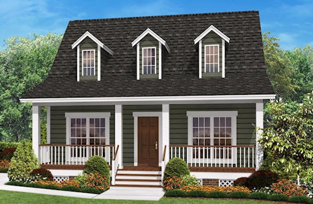 Farmhouse Style House  Plan  2 Beds 2 Baths 900  Sq  Ft  Plan  