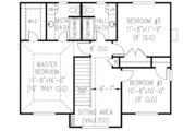 Farmhouse Style House Plan - 4 Beds 2.5 Baths 1840 Sq/Ft Plan #11-119 