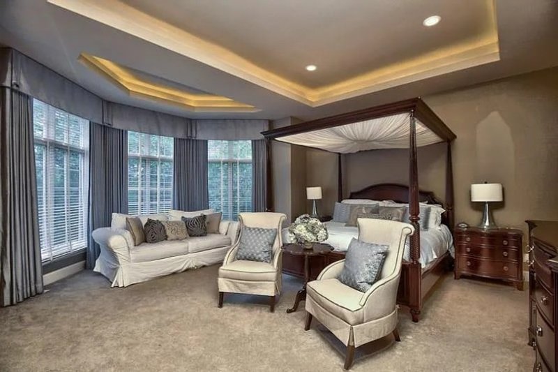 Home Plan - Interior - Master Bedroom for Ranch House Plan #70-1555 - 3 bed, 5.5 bath