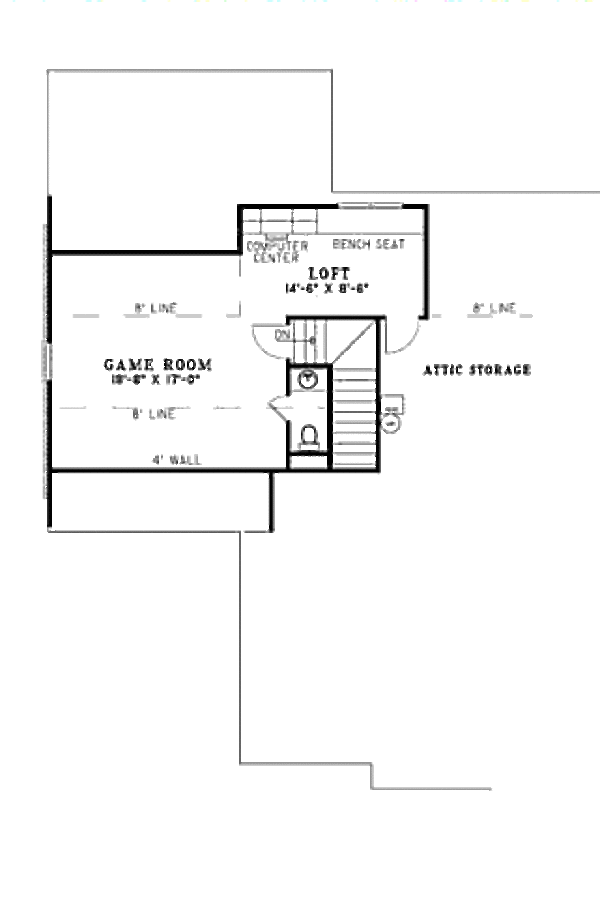 Home Plan - Traditional Floor Plan - Other Floor Plan #17-2343