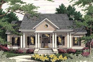 Home Plan - Southern Exterior - Front Elevation Plan #406-285