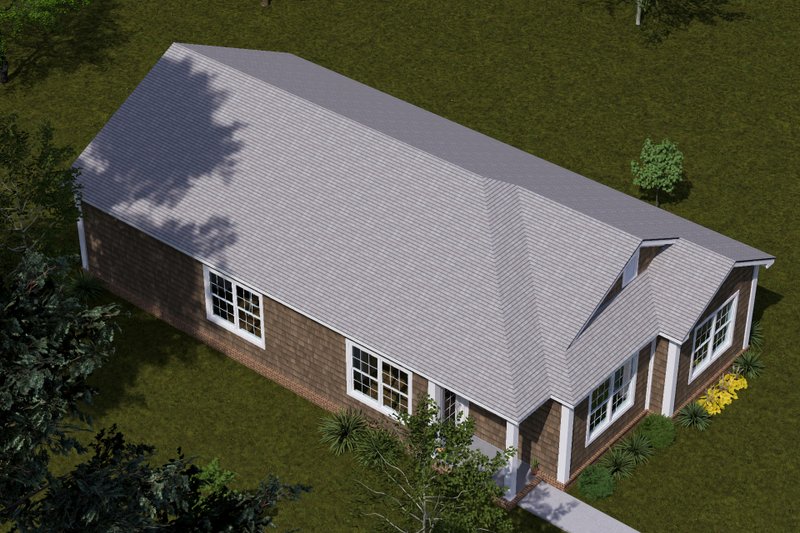 House Blueprint - Exterior - Other Elevation 5 for Cottage House Plan #513-2438 - 3 bed, 2 bath