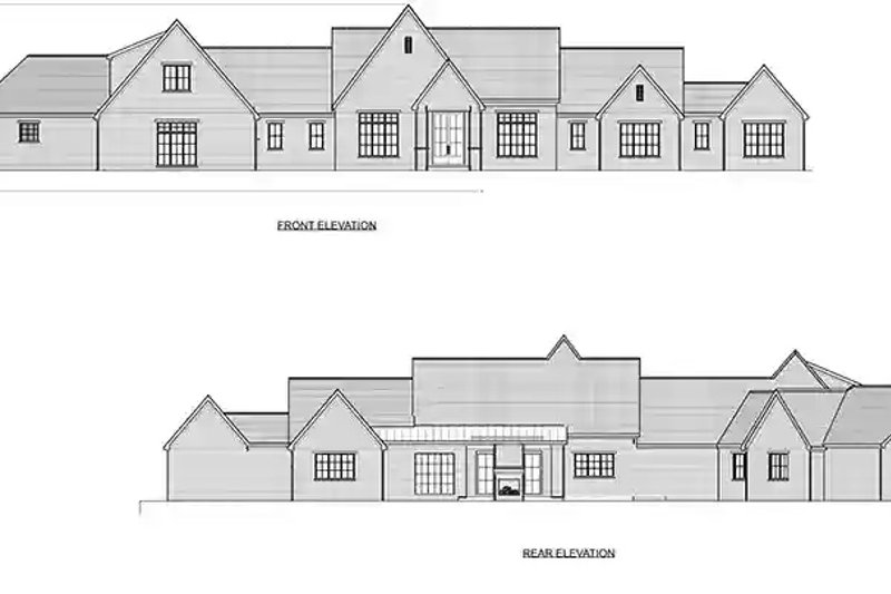 Architectural House Design - Exterior - Other Elevation 1 for Modern House Plan #1116-52 - 5 bed, 5.5 bath