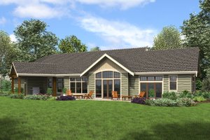 Exterior - Rear Elevation for Craftsman House Plan #48-960 - 3 bed, 2.5 bath