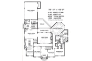 European Style House Plan - 4 Beds 5 Baths 6332 Sq/Ft Plan #424-222 