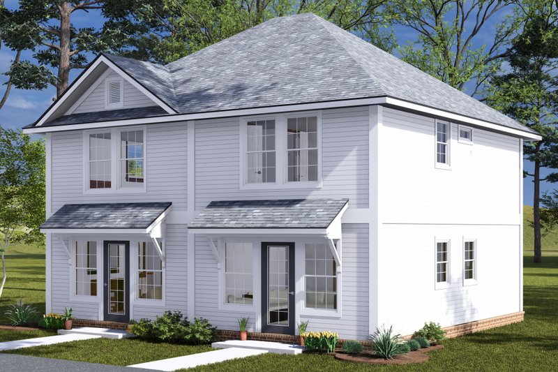 House Plan Design - Exterior - Other Elevation for Cottage House Plan #513-2297 - 2 bed, 1 bath