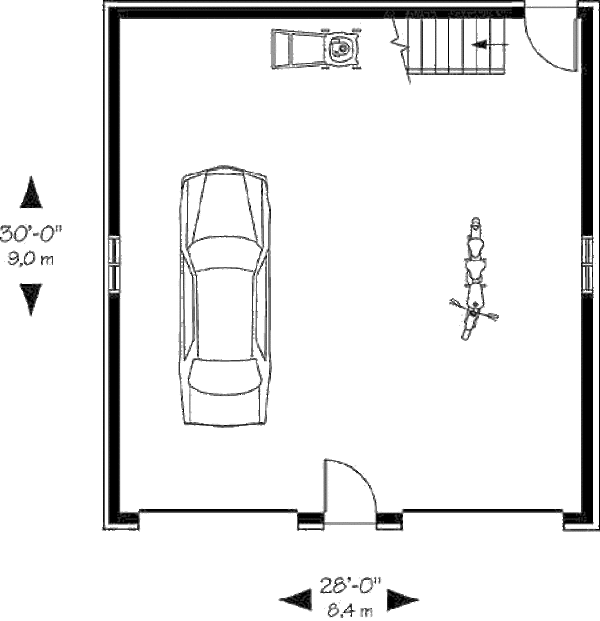 Architectural House Design - Traditional Floor Plan - Main Floor Plan #23-431
