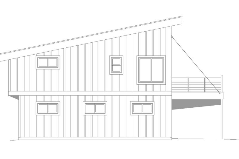 Architectural House Design - Exterior - Other Elevation 1 for Contemporary House Plan #932-531 - 3 bed, 2 bath