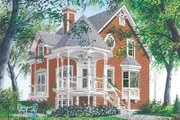 Victorian Style House Plan - 3 Beds 2 Baths 1597 Sq/Ft Plan #23-219 