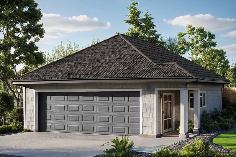 House Blueprint - Cottage Exterior - Front Elevation Plan #124-1433