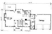 Southern Style House Plan - 4 Beds 2.5 Baths 2260 Sq/Ft Plan #308-212 