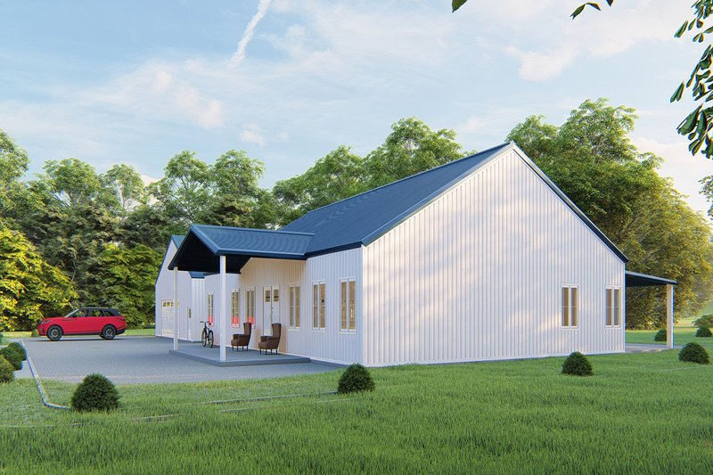 Dream House Plan - Exterior - Other Elevation 8 for Barndominium House Plan #1107-3 - 3 bed, 2 bath