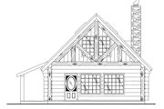 Log Style House Plan - 1 Beds 1 Baths 1340 Sq/Ft Plan #117-600 