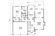 Craftsman Style House Plan - 3 Beds 2.5 Baths 2028 Sq/Ft Plan #419-158 