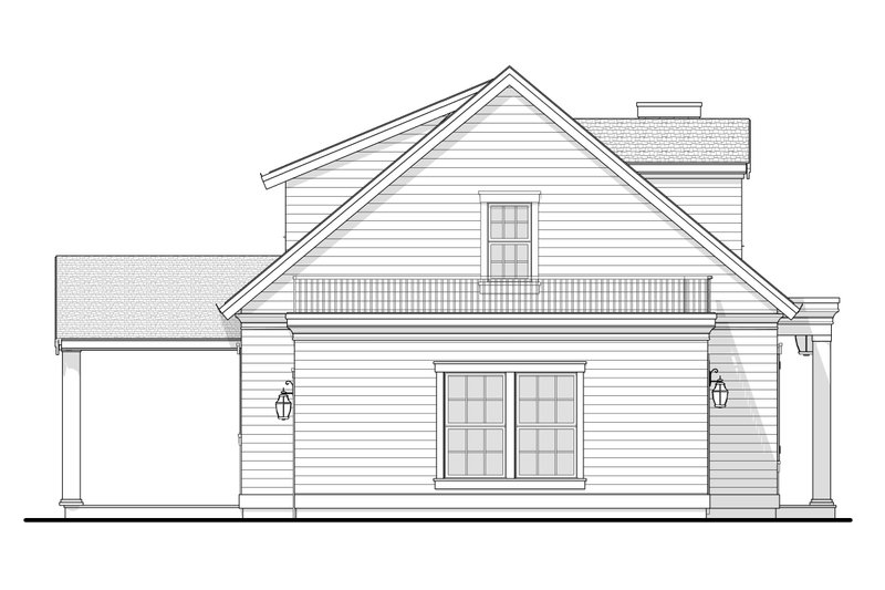 House Blueprint - Exterior - Other Elevation for Bungalow House Plan #1114-62 - 3 bed, 2.5 bath