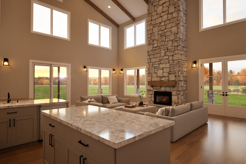 Architectural House Design - Interior - Other 6 for Barndominium House Plan #1116-16 - 4 bed, 3 bath