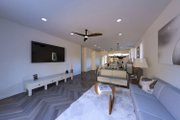 Contemporary Style House Plan - 3 Beds 2 Baths 1495 Sq/Ft Plan #126-279 