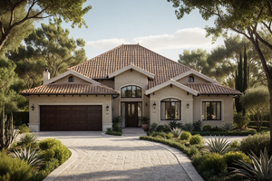 House Design - Exterior - Front Elevation for Country House Plan #515-73 - 4 bed, 2.5 bath