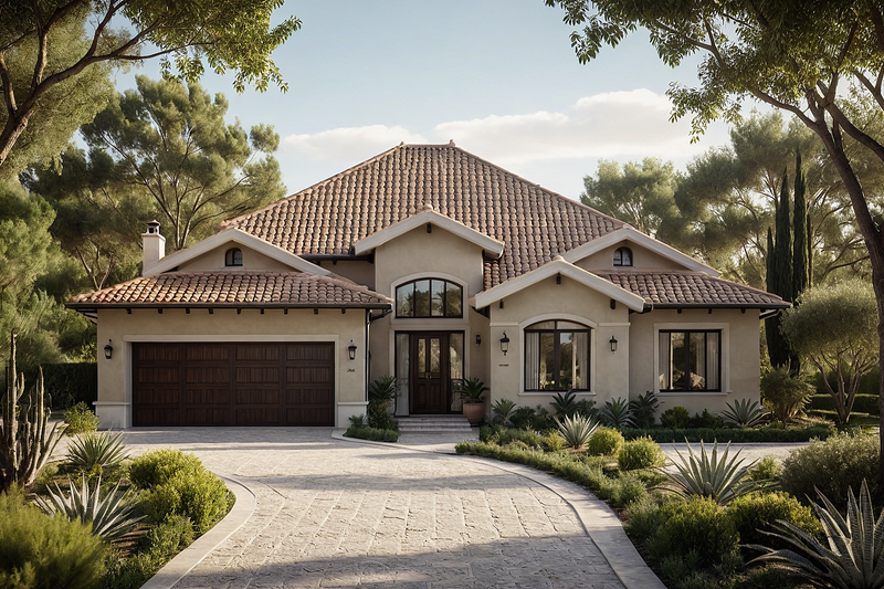 Dream House Plan - Country Exterior - Front Elevation Plan #515-73