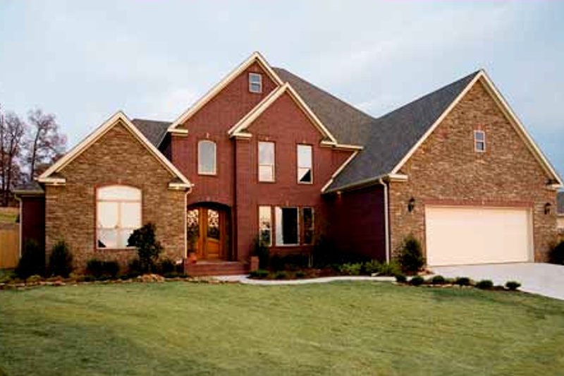 Dream House Plan - Exterior - Front Elevation 4 for European House Plan #17-293 - 3 bed, 2.5 bath