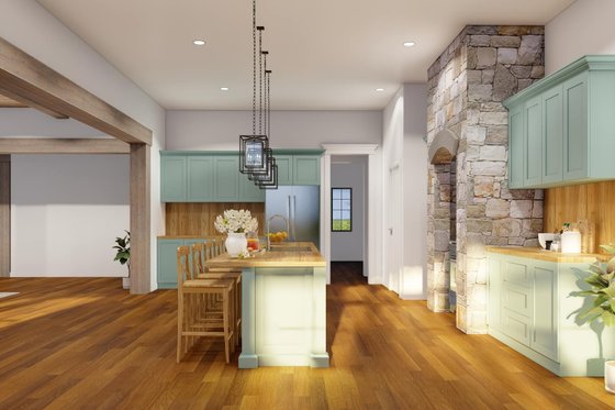 Interior - Kitchen 2 for Country House Plan #923-42 - 5 bed, 5.5 bath