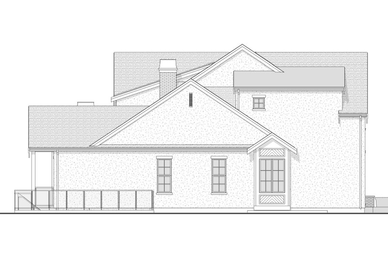 Dream House Plan - Exterior - Other Elevation for European House Plan #1114-13 - 4 bed, 3.5 bath