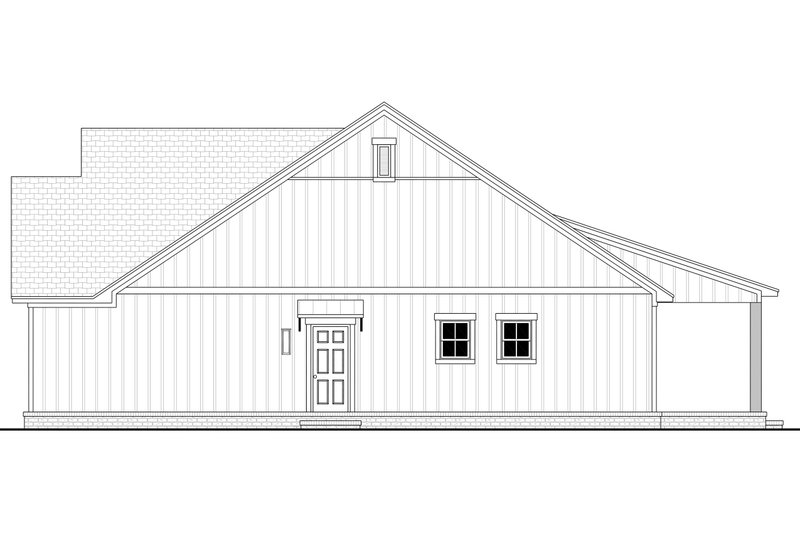 House Blueprint - Exterior - Other Elevation for Farmhouse House Plan #430-428 - 3 bed, 2 bath