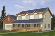 Country Style House Plan - 4 Beds 2.5 Baths 2059 Sq/Ft Plan #117-282 