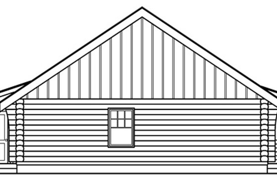 Exterior - Other Elevation for Log House Plan #124-390 - 1 bed, 1 bath