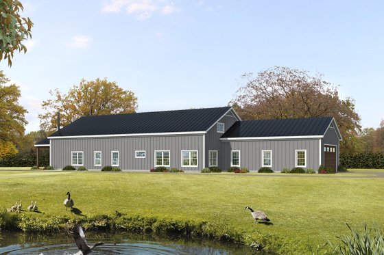 Exterior - Other Elevation for Country House Plan #932-613 - 4 bed, 3 bath