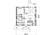 Modern Style House Plan - 3 Beds 2 Baths 1920 Sq/Ft Plan #23-2677 
