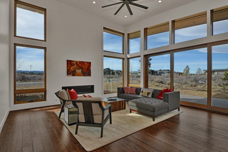 House Blueprint - Interior - Family Room for Contemporary House Plan #892-35 - 3 bed, 3.5 bath