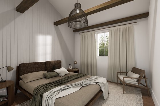 Interior - Master Bedroom for Farmhouse House Plan #23-2827 - 6 bed, 2.5 bath