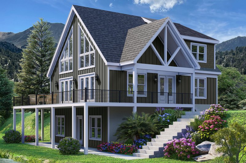 Home Plan - Country Exterior - Front Elevation Plan #932-1031