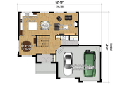 Contemporary Style House Plan - 4 Beds 2 Baths 2145 Sq/Ft Plan #25-4282 