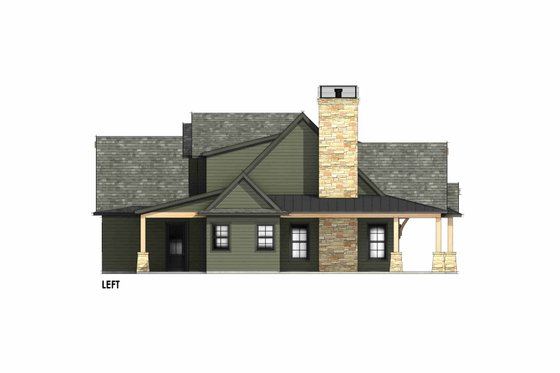 Exterior - Other Elevation for Craftsman House Plan #1096-163 - 3 bed, 2.5 bath
