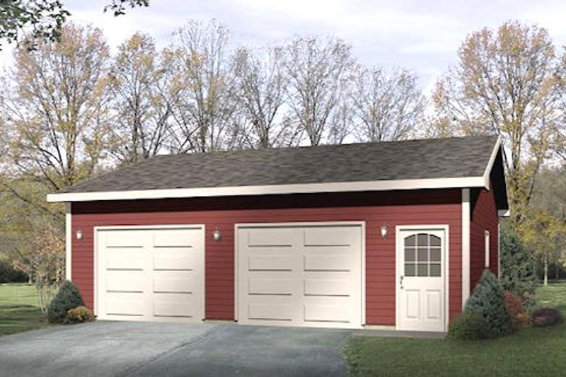 House Blueprint - Traditional Exterior - Front Elevation Plan #22-550