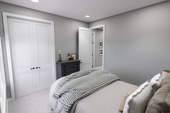 Interior - Bedroom 1 for Farmhouse House Plan #51-1270 - 4 bed, 3.5 bath