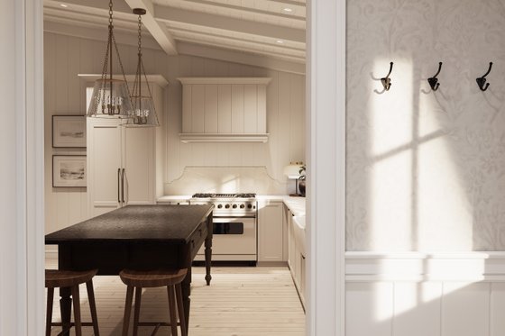 Interior - Kitchen for Farmhouse House Plan #1114-4 - 3 bed, 2 bath