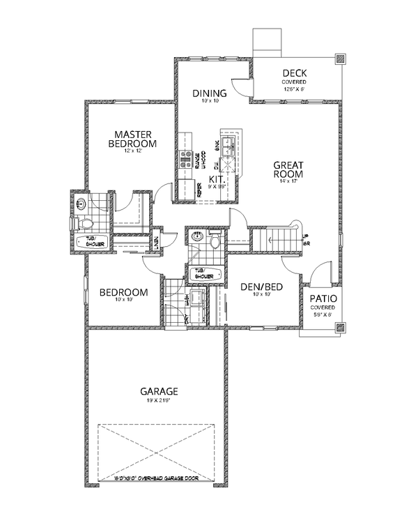 Farmhouse Floor Plan - Main Floor Plan #112-186