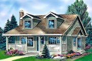 Cottage Style House Plan - 2 Beds 1 Baths 736 Sq/Ft Plan #18-1043 