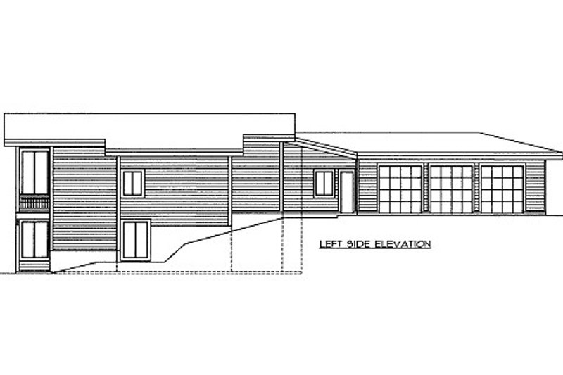 Dream House Plan - Exterior - Other Elevation 1 for Modern House Plan #117-653 - 3 bed, 3.5 bath