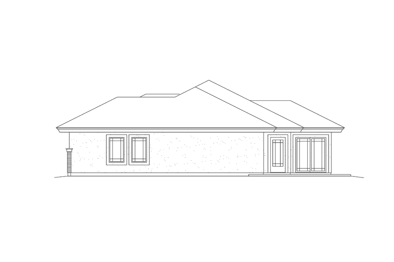 Architectural House Design - Exterior - Other Elevation 1 House Plan #57-599 - 3 bed, 2.5 bath