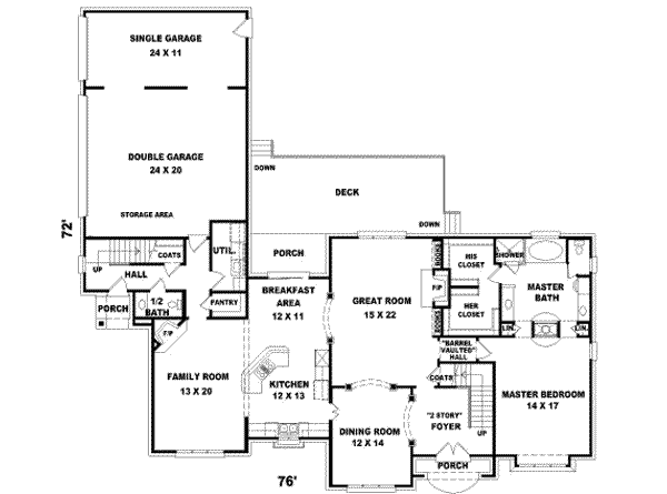 European Floor Plan - Main Floor Plan #81-1181