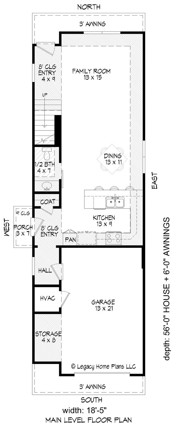 Dream House Plan - Modern Floor Plan - Main Floor Plan #932-793