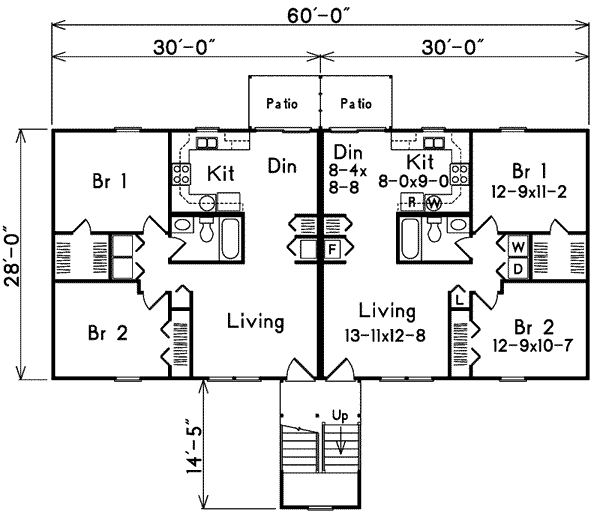 Contemporary Floor Plan - Main Floor Plan #57-246