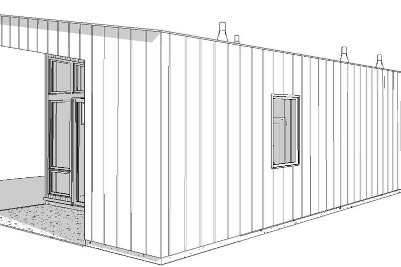 Dream House Plan - Exterior - Other Elevation 1 for Modern House Plan #895-148 - 1 bed, 1 bath